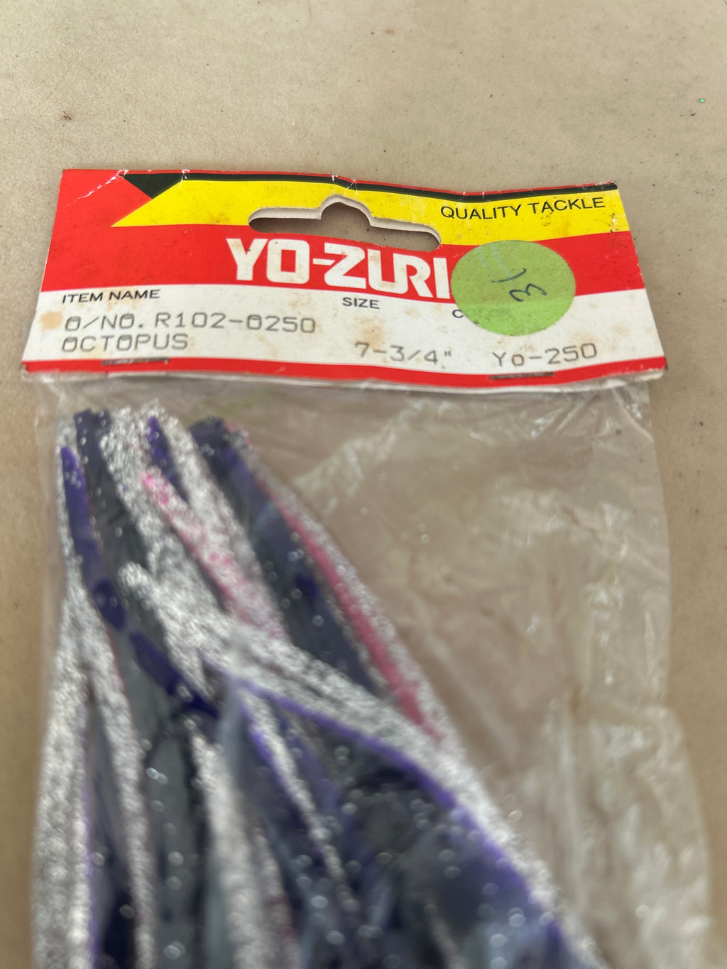 Yo-Zuri Octopus Skirt R102. 7.75” length color Yo-250