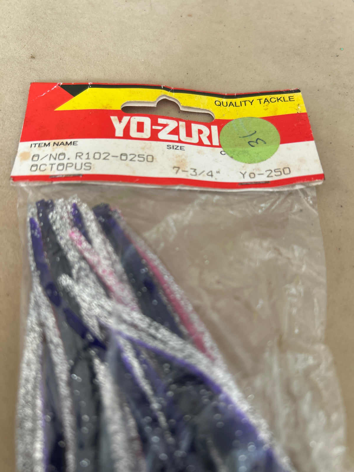 Yo-Zuri Octopus Skirt R102. 7.75” length color Yo-250