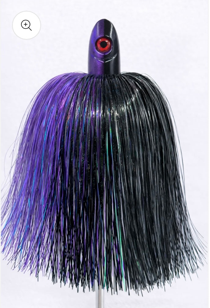 Capt Joe Lures 3oz Blk/Pur head EZ flash
