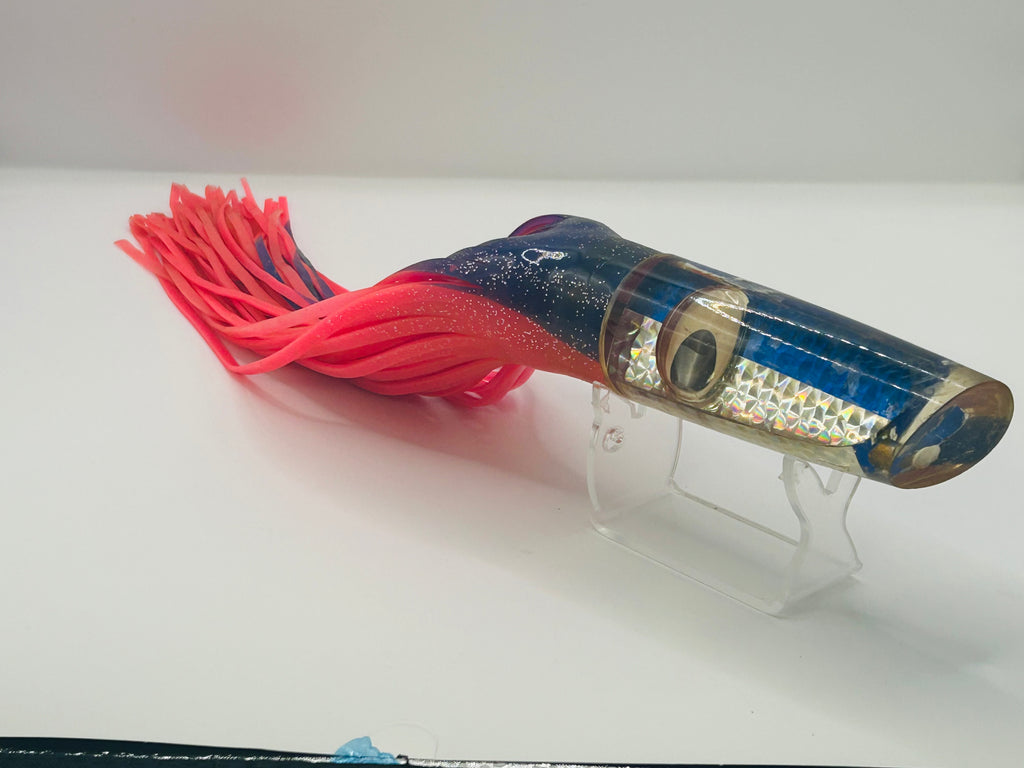Vintage 14" EAT MY TACKLE "Marlin Madame" 10oz Kona Pusher Lure - Moving Eyes
