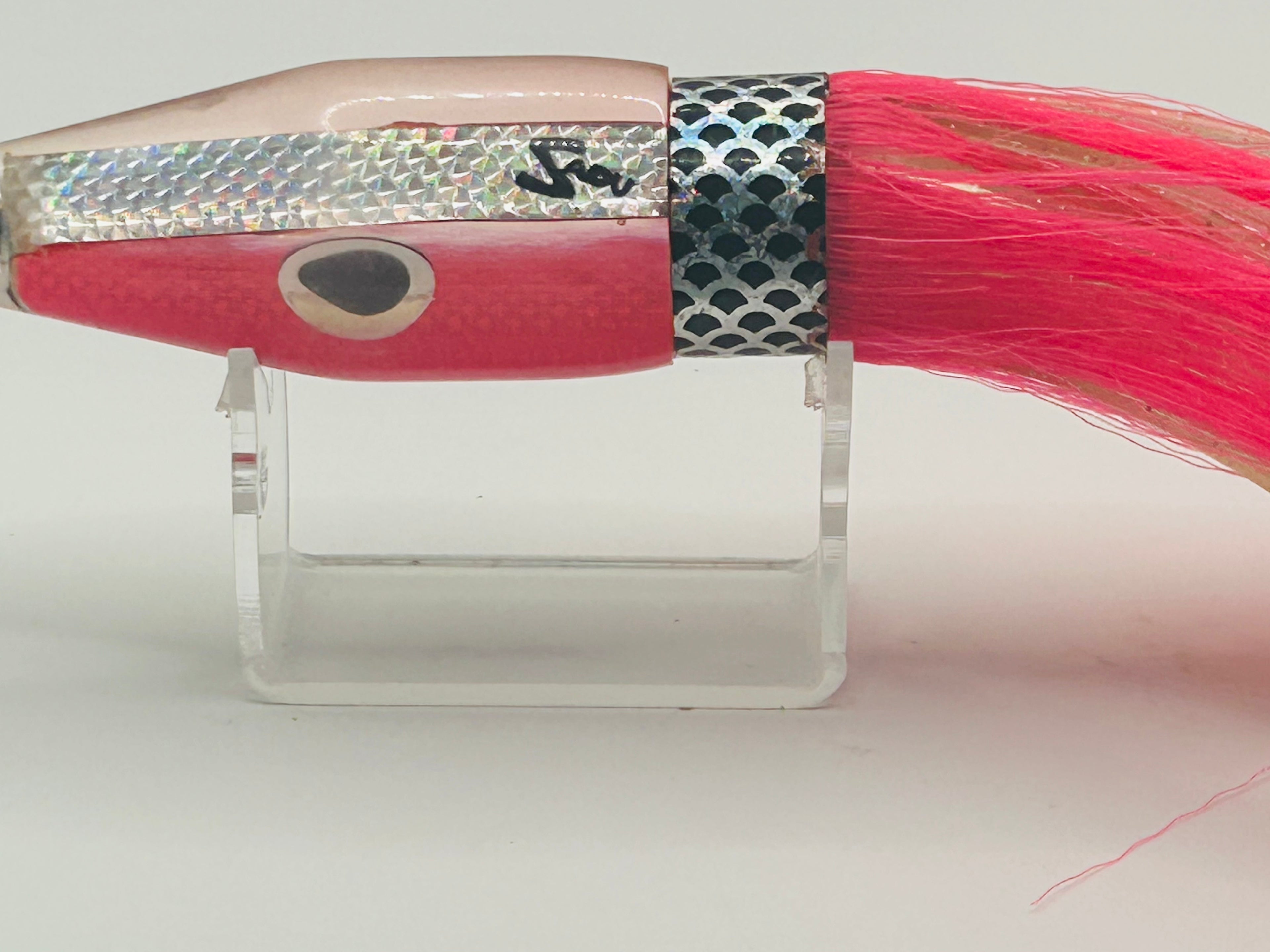 Rare Vintage Sadu Lures 4" Heavy Bullet Trolling Lure 7oz Original Skirts