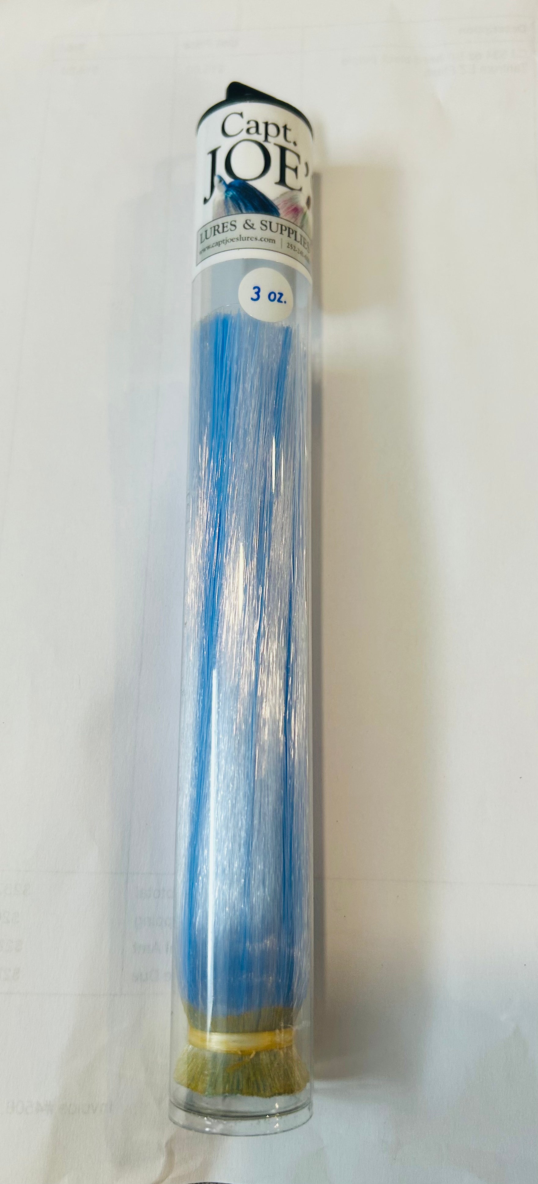 Capt Joe Lures 3 oz Crystal Head Car Blue/crystal