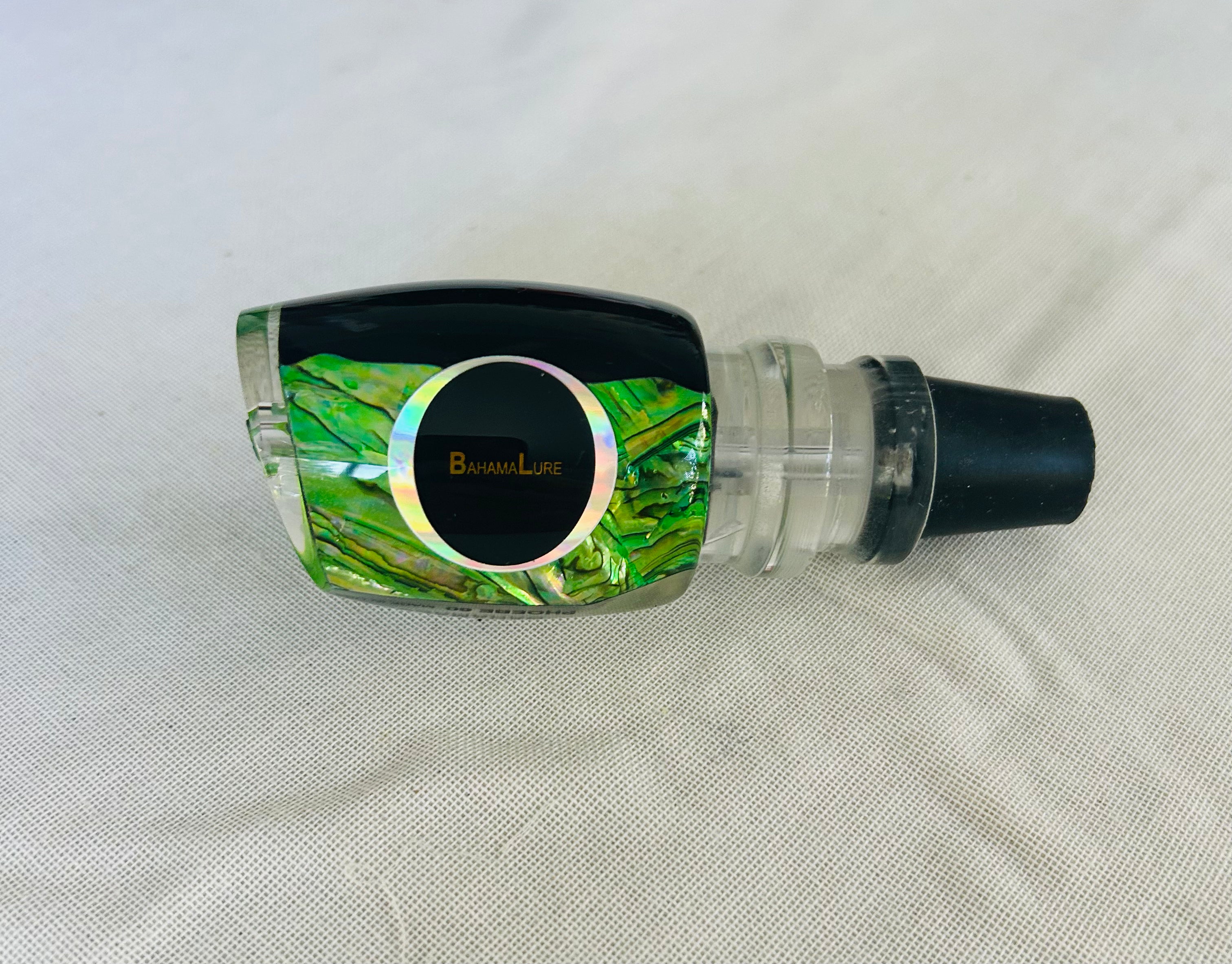 BahamaLure Phobe 60 Green Paua Shell with Black Back insert 15”