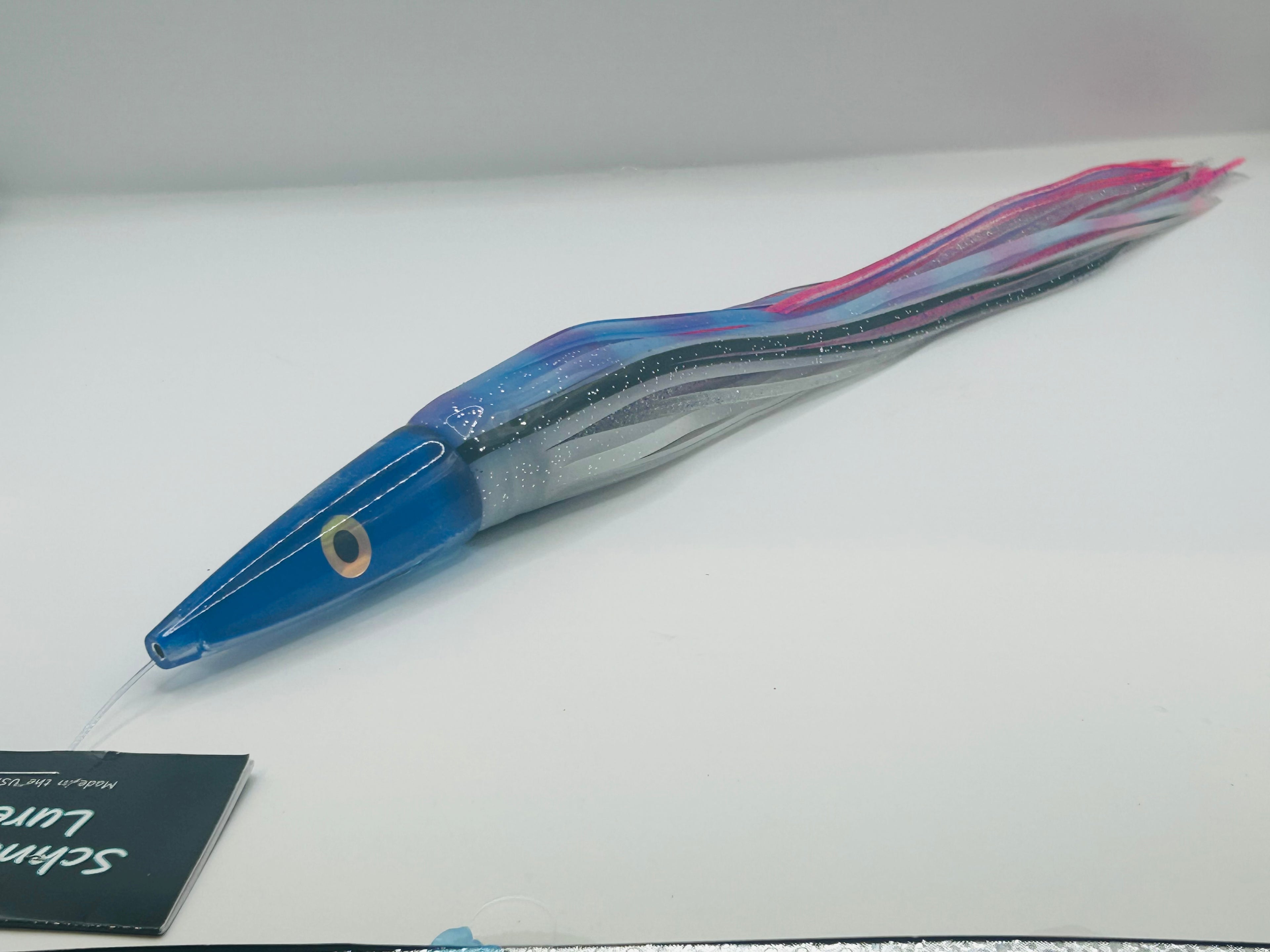 Schneider Lures 11” Streaker Blue Insert Skirted in GayBob Over Pink New