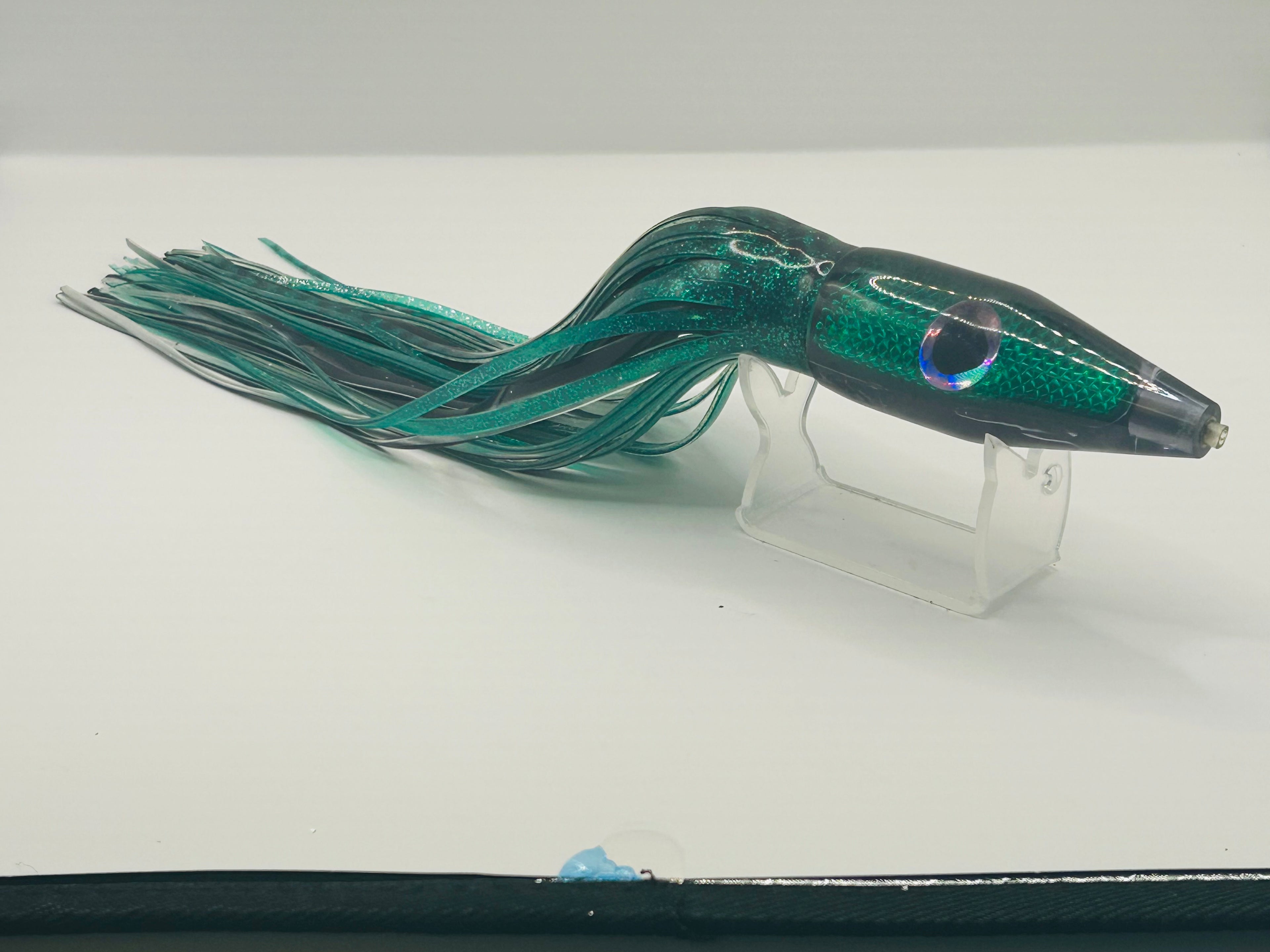 Rare Vintage Sadu Lures 4" Bullet Trolling Lure 7oz Heavy Custom Reskirted