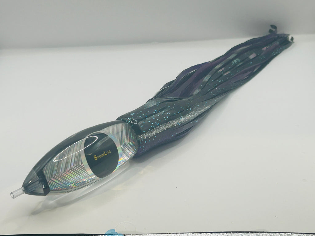 BahamaLure Proteus 50 Silver Starbust  Black and Purple 15”