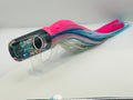 Legends Lures Andromeda 70 16” Skirted in pink and Silver over light Blue New.