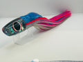 Legends Lures Cleopatra 70 16”  Skirted in Blue and Silver over Pink New.
