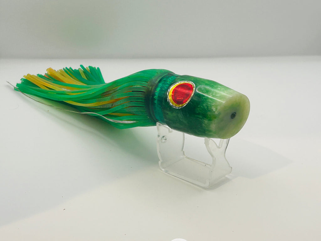 Schneider Lures Large Magnum Marbled Green Head.