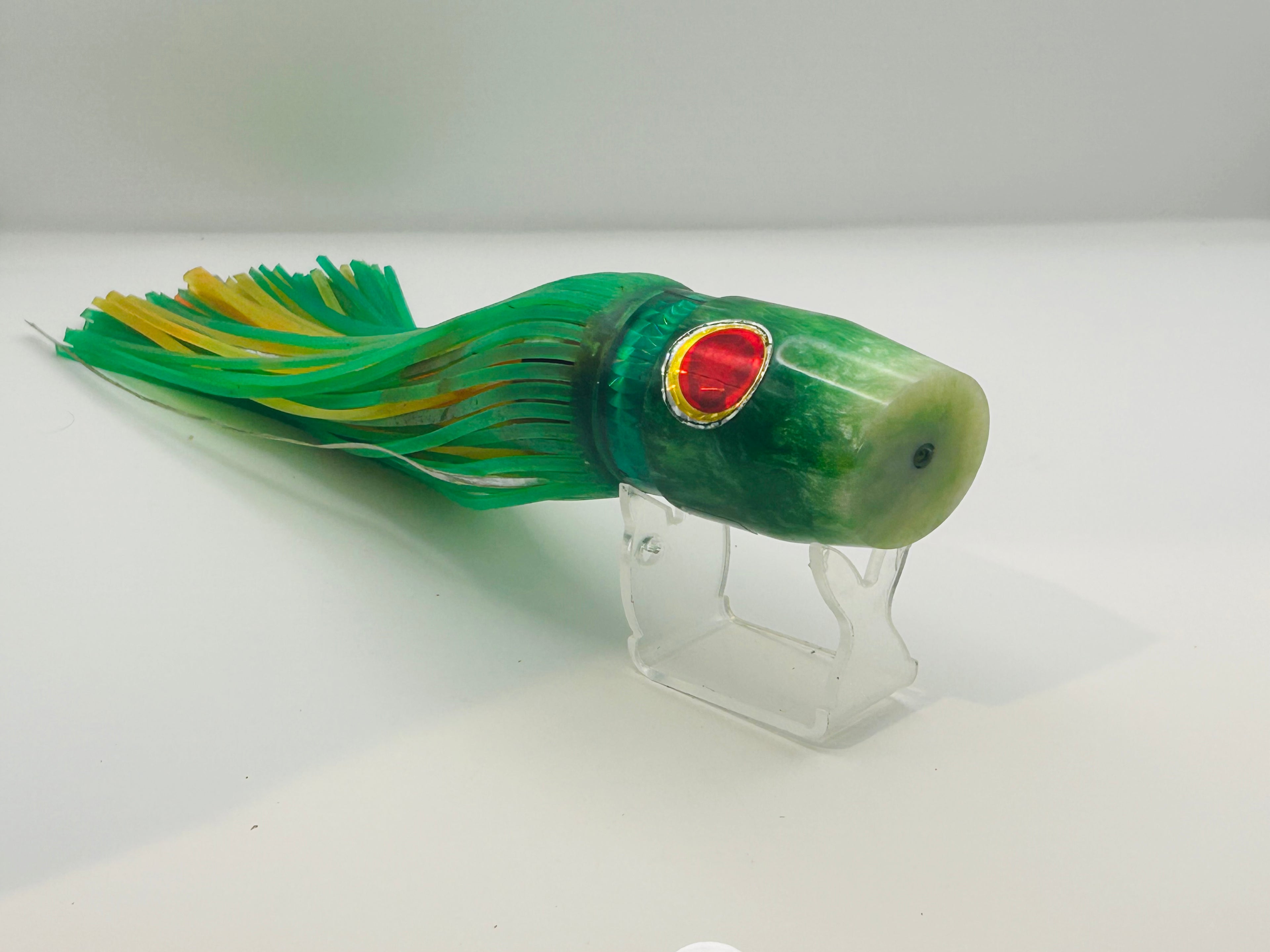 Schneider Lures Large Magnum Marbled Green Head.