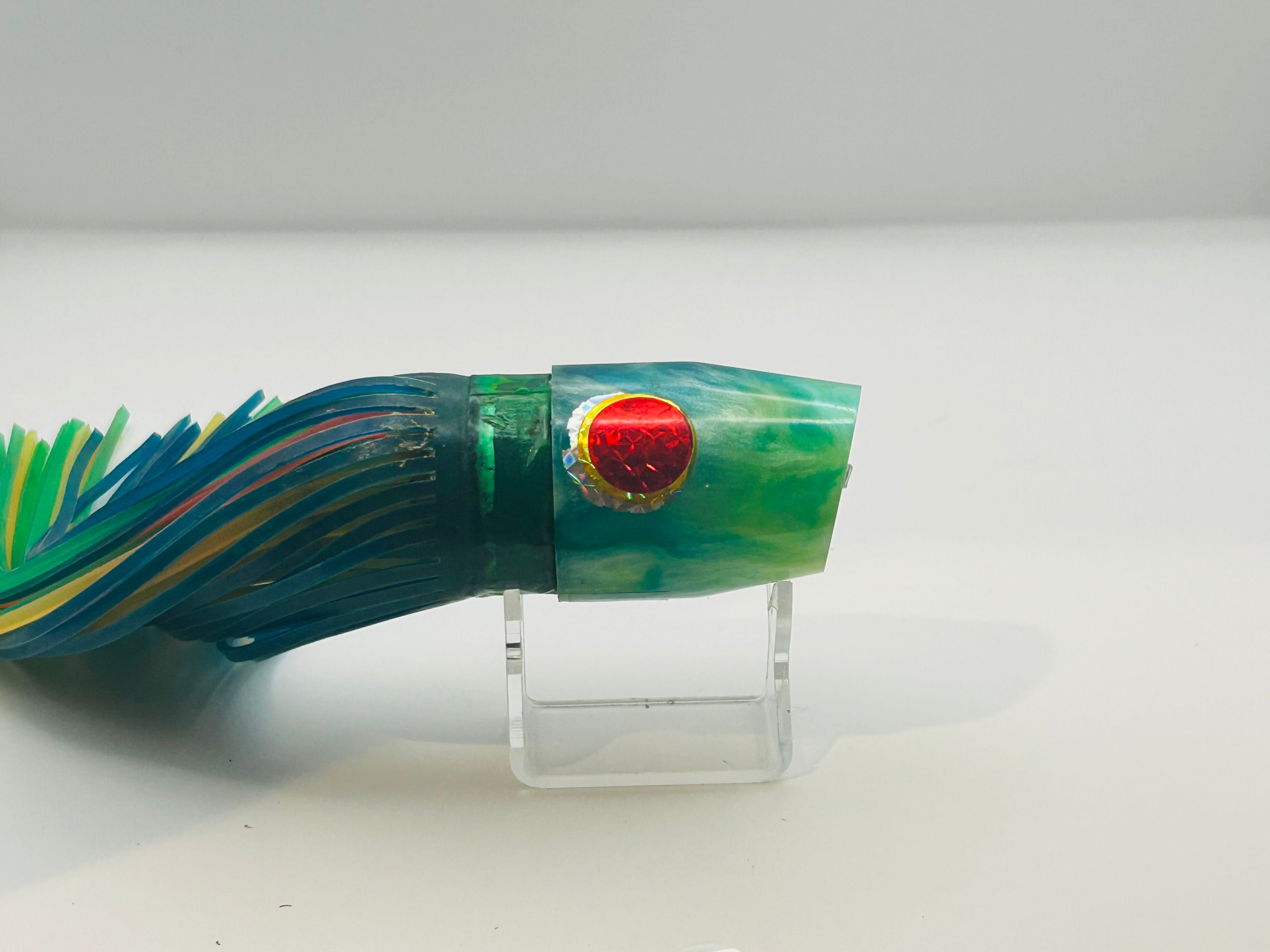 Schneider Lures Large Magnum Marbled Green Head.