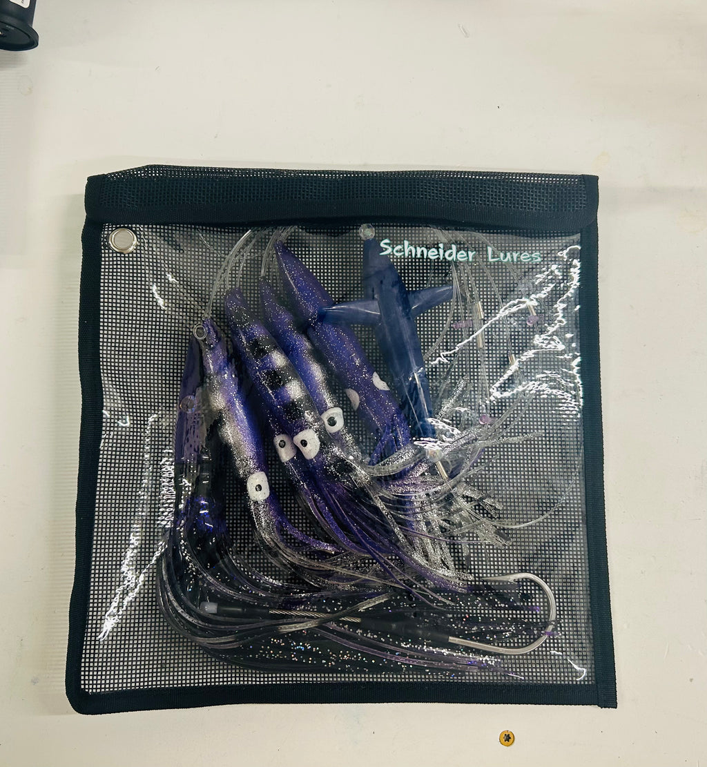 Schneider Lures Streaker Daisy Chain in Purple/Black Color.