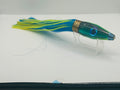 Rare Vintage Sadu Lures 4" Heavy Bullet Trolling Lure 7oz Mahi Dorado Original Skirts