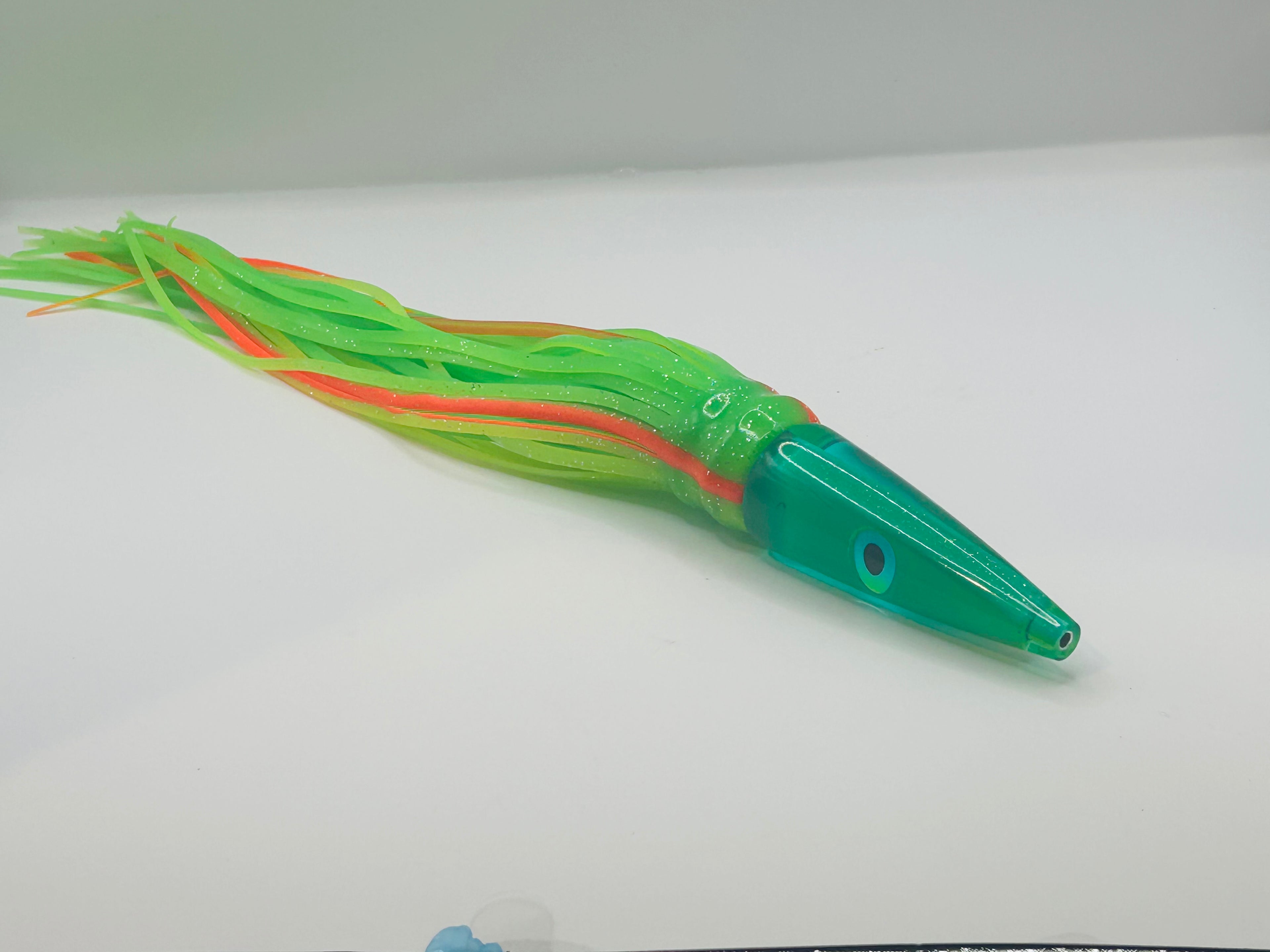 Schneider Lures 11” Streaker Green Insert Skirted in Zucchini  Over Green New