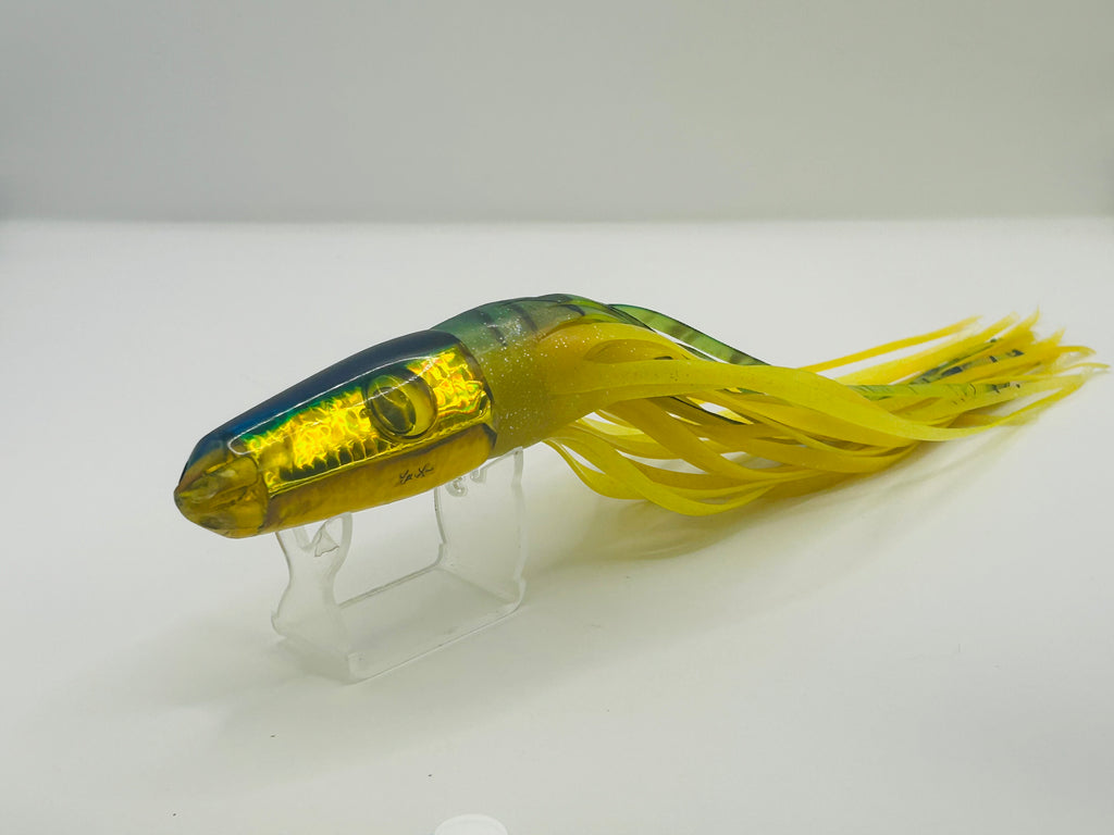 Vintage 12" LEE LUR Custom Jetted Bullet Lure - Rare Double Pour