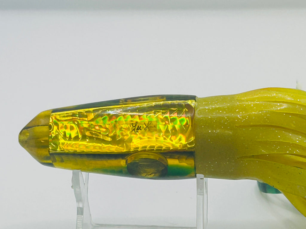 Vintage 12" LEE LUR Custom Jetted Bullet Lure - Rare Double Pour