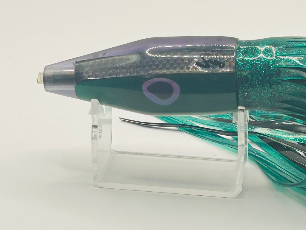 Rare Vintage Sadu Lures 4" Bullet Trolling Lure 7oz Heavy Custom Reskirted