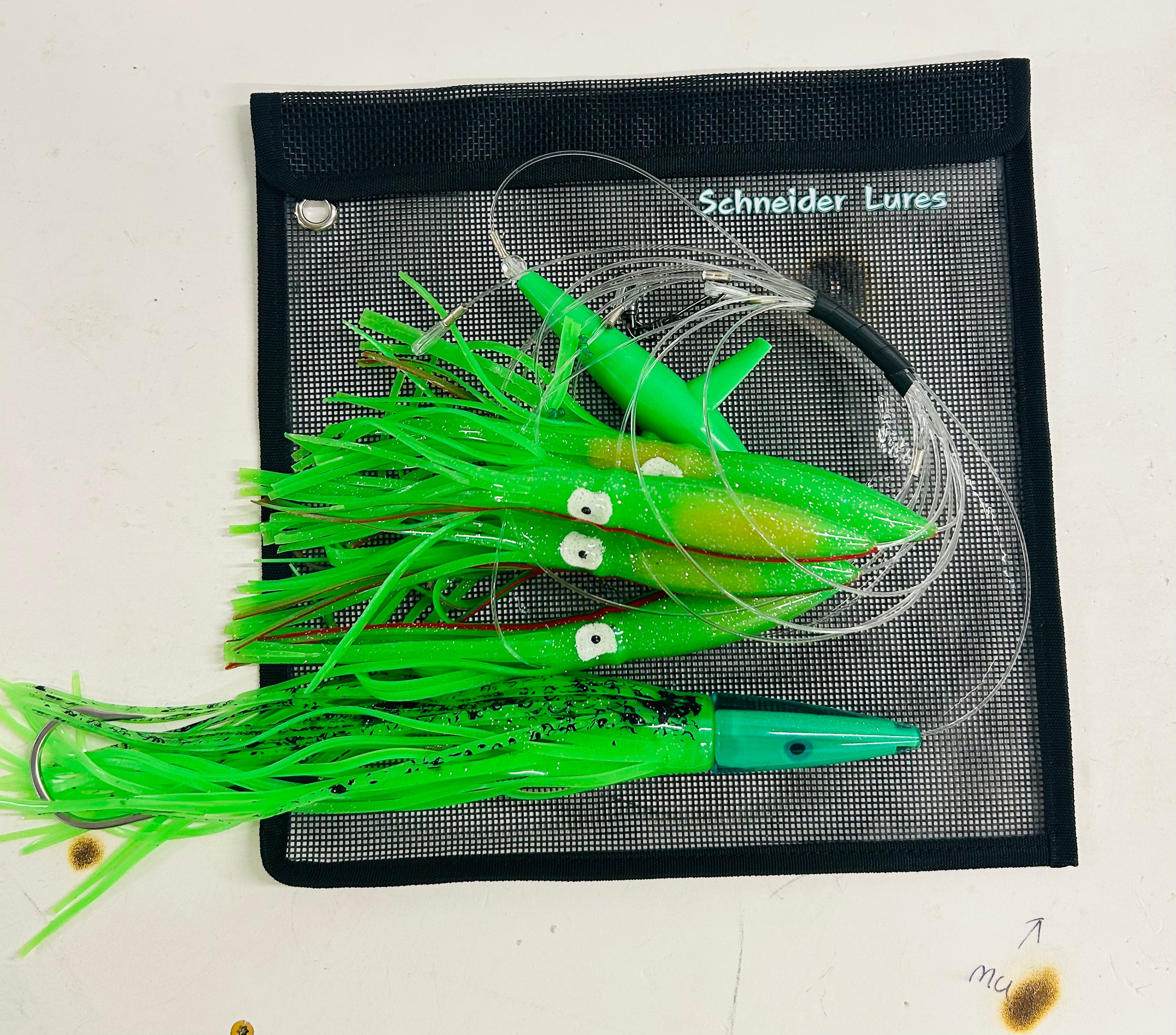 Schneider Lures Streaker Daisy Chain in Green Color.