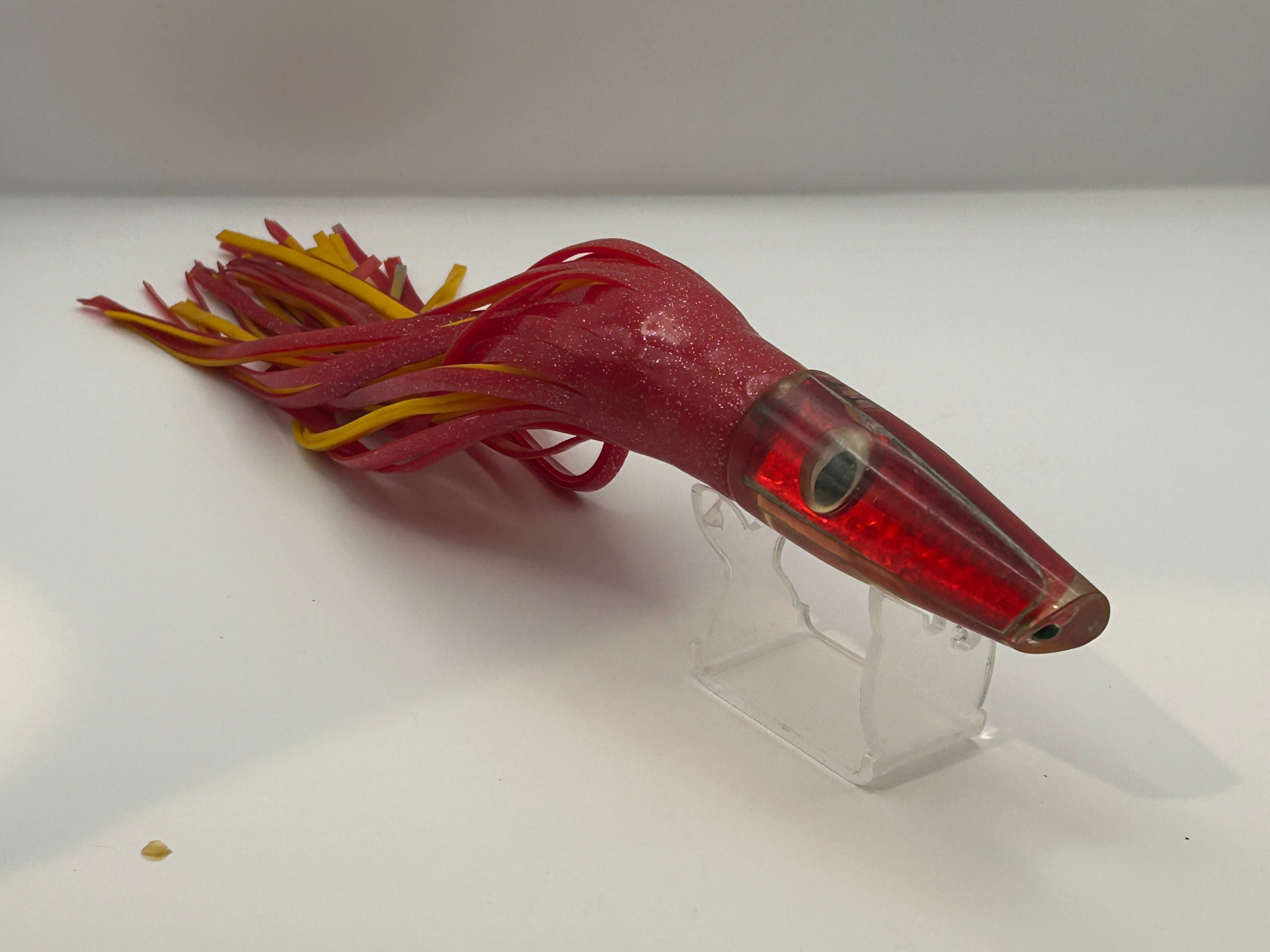 J T Custom Lures Stick Swimmer Red Foil Insert.