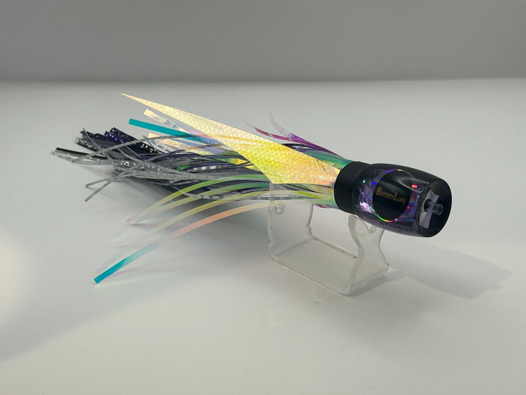 BahamaLure Atlas 30 Purple Foil Insert with Black Back 10”