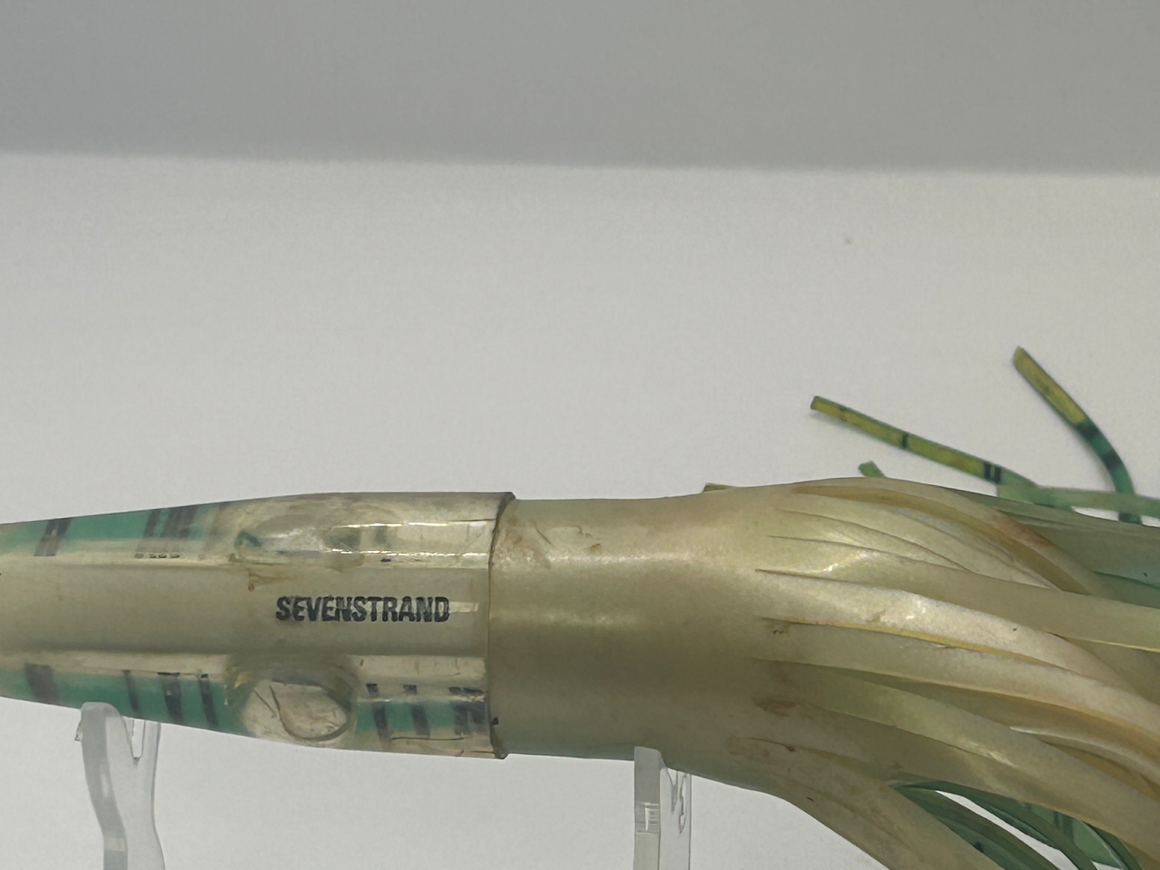 Vintage Sevenstrand Standard Kona Head Trolling Lure - Rare Green Mackerel