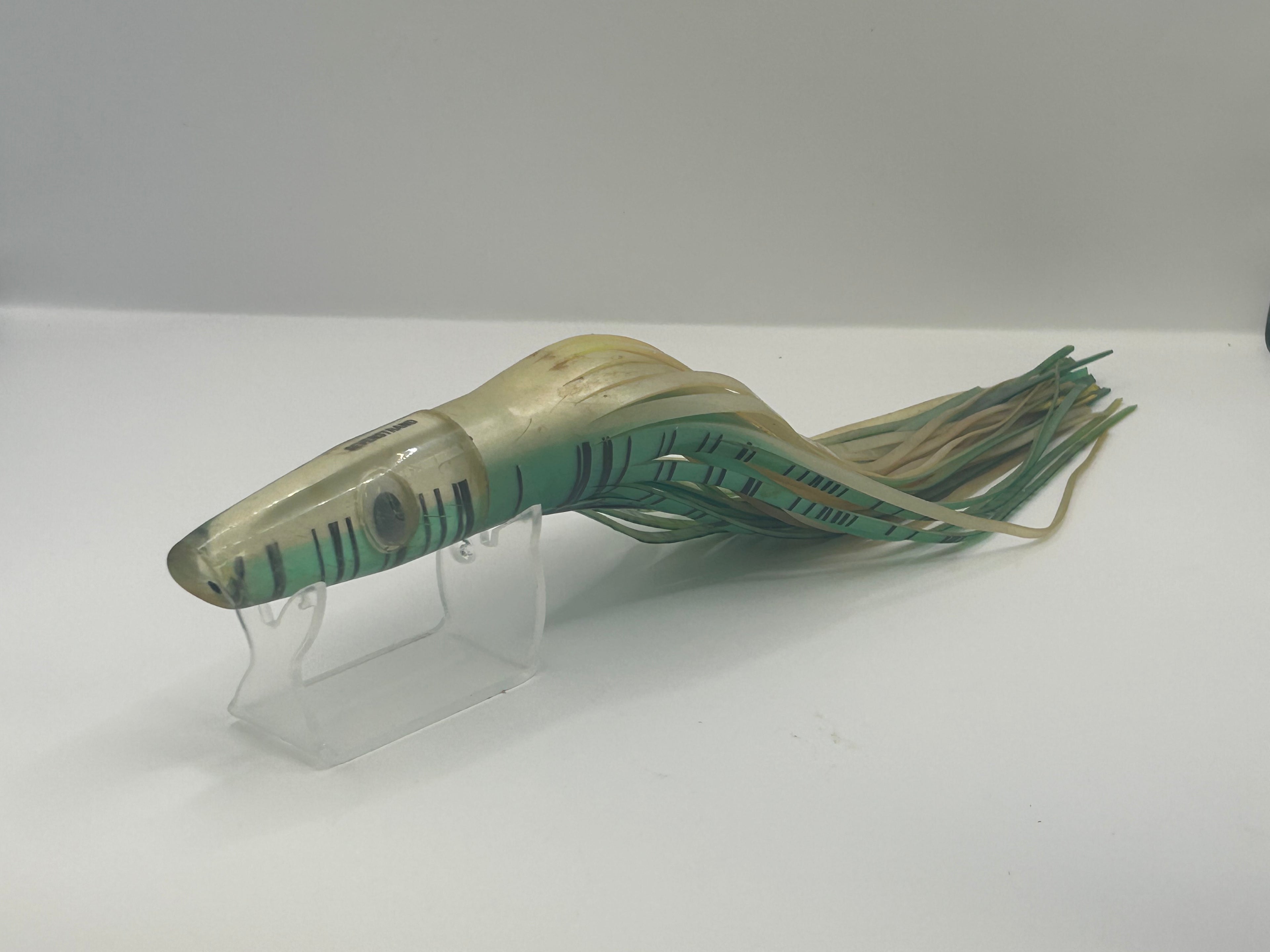 Vintage Sevenstrand Standard Kona Head Trolling Lure - Rare Green Mackerel