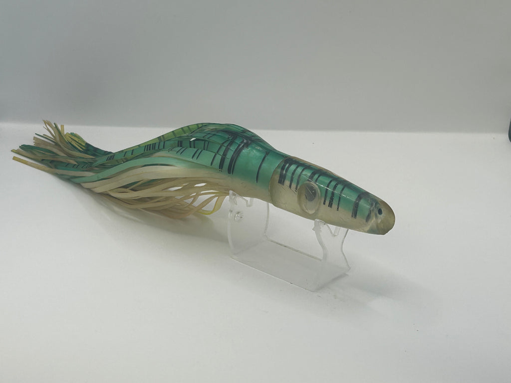Vintage Sevenstrand Standard Kona Head Trolling Lure - Rare Green Mackerel