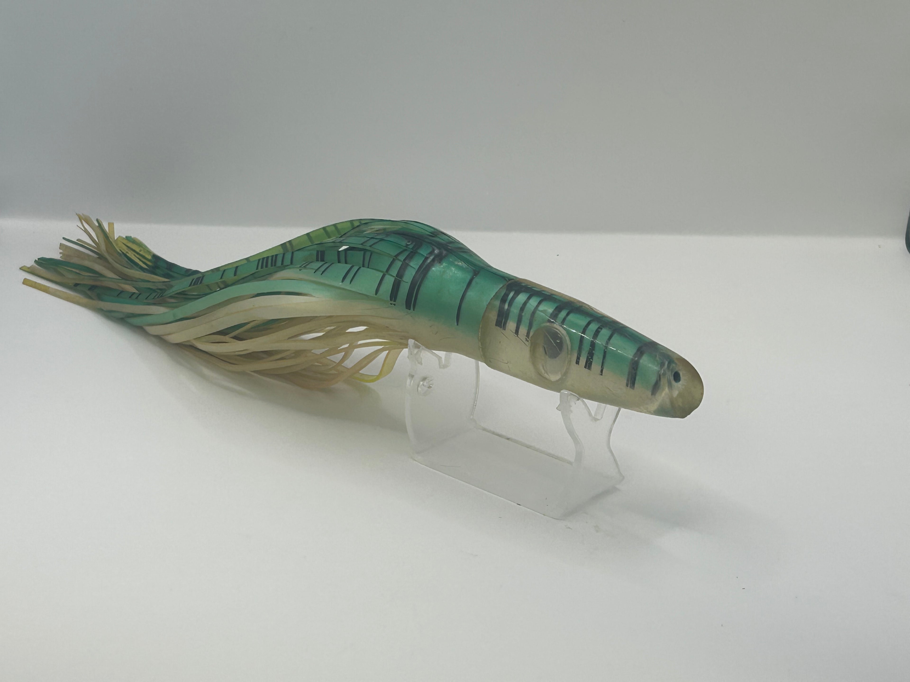 Vintage Sevenstrand Standard Kona Head Trolling Lure - Rare Green Mackerel