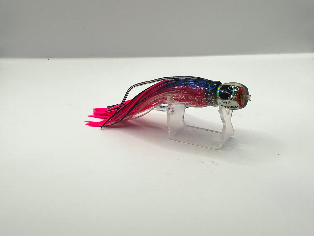 Black Bart Tuna Candy Trolling Lure - Freshly Re-Skirted 7" Light Tackle Lure