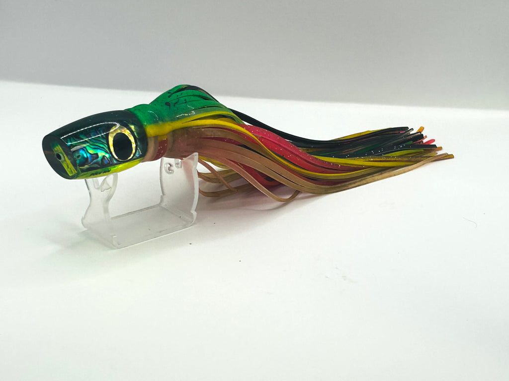 Polu Kai Large Shaka Plunger Trolling Lure - 10.5" Hard Resin Marlin Tuna Lures