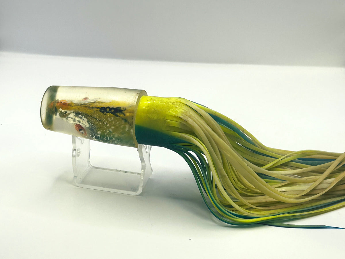 Vintage 80s Boone Fish Head 12" Chugger Trolling Lure Dolphin Mahi Cup Face