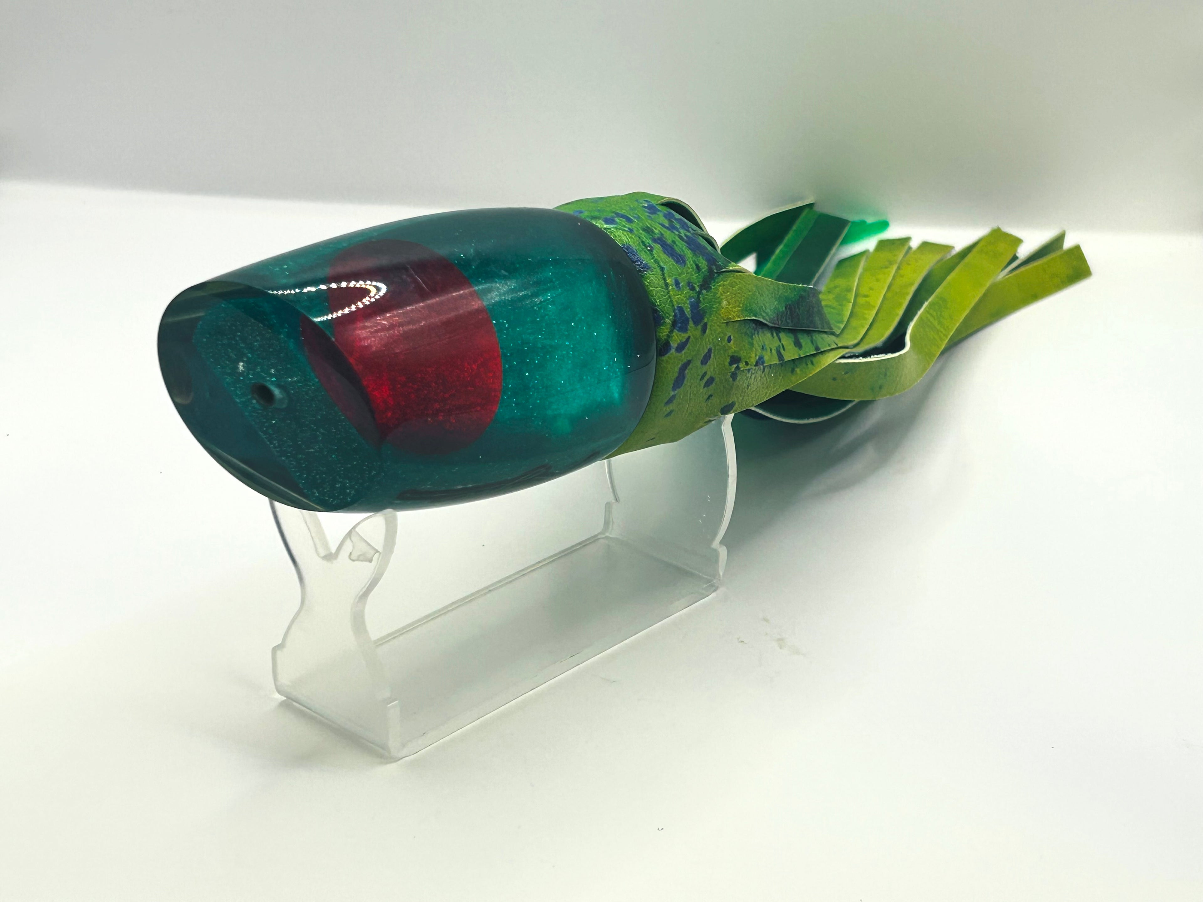Koya Lures Large Poi Dog Marlin Trolling Lure A La Vie Mahi Vinyl Skirt Mint