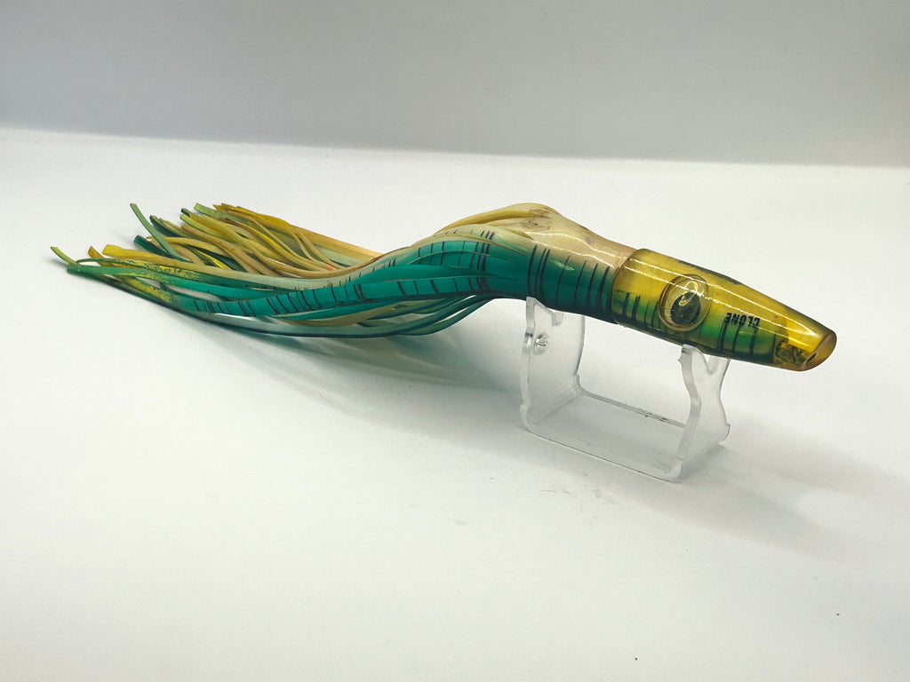 Vintage Sevenstrand Kona Head 9" Swimmer Lure Green Mackerel Scoop Face (Copy)