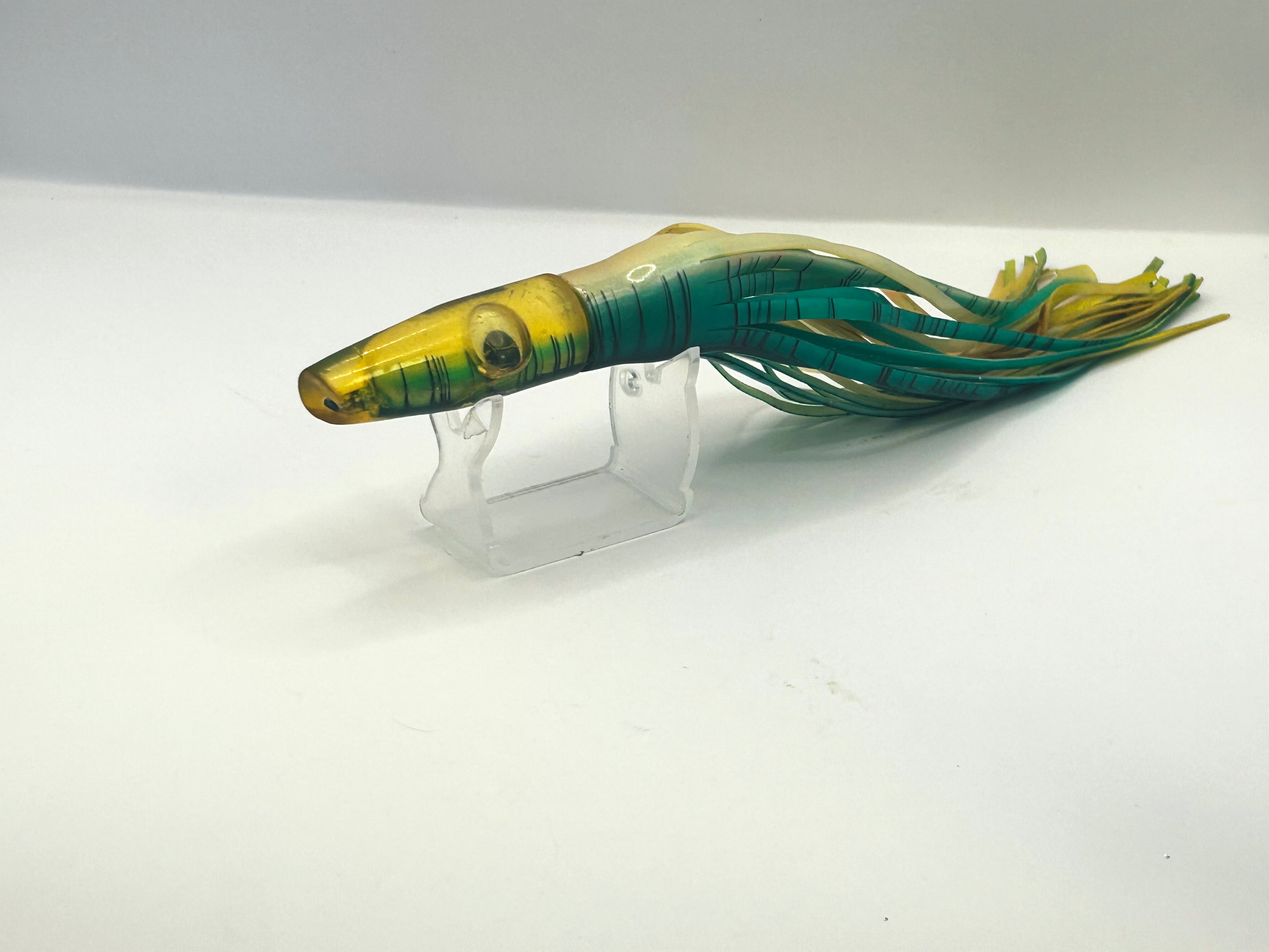 Vintage Sevenstrand Kona Head 9" Swimmer Lure Green Mackerel Scoop Face (Copy)